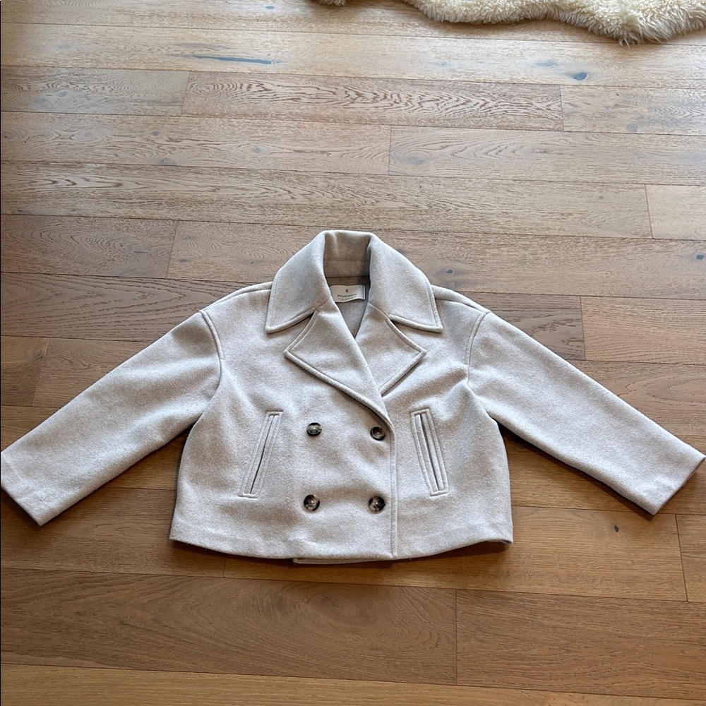 Stradivarius Heather Cream Jacket